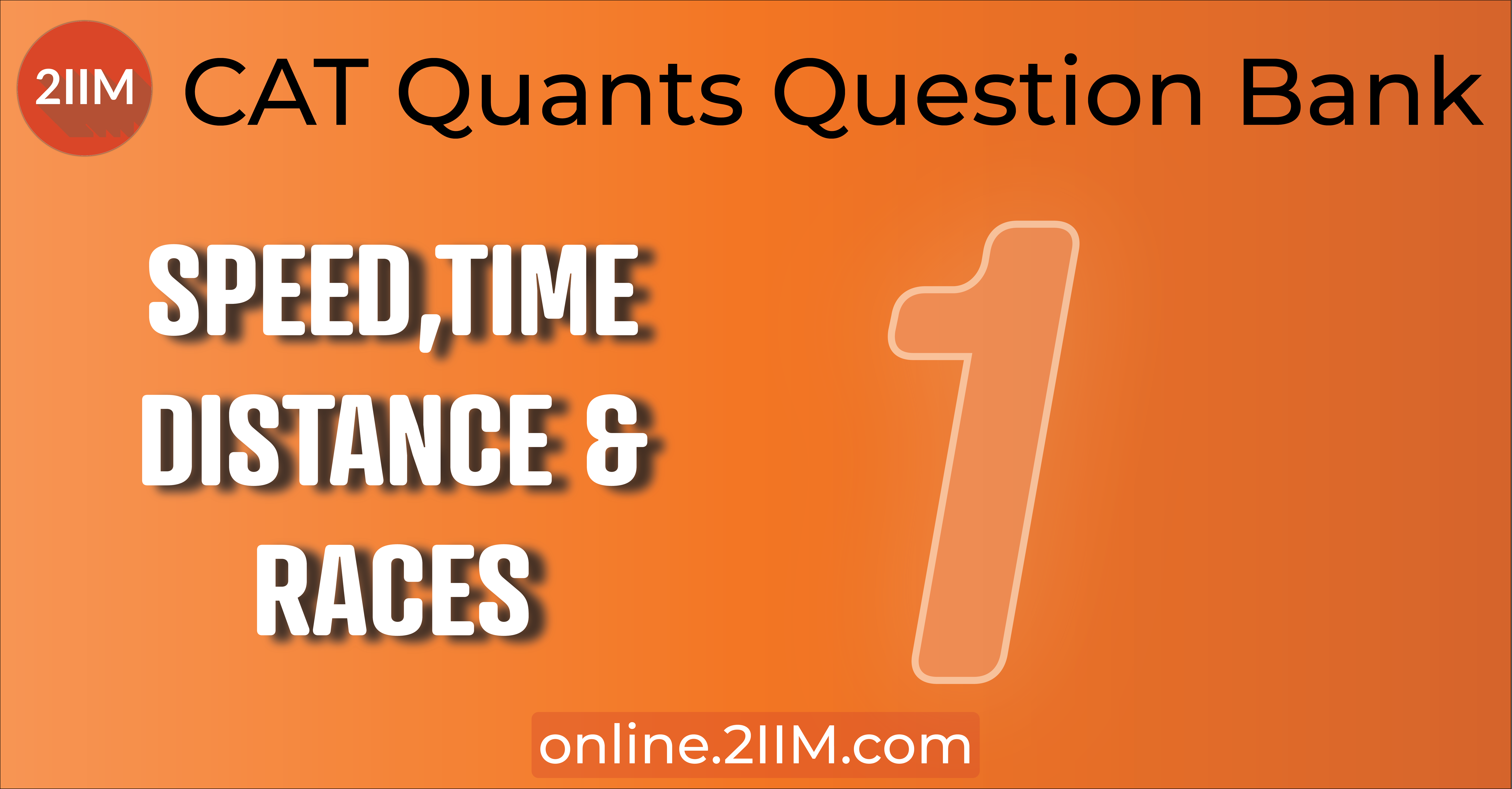 Cat questions arithmetic time speed and distance races 2iim cat 