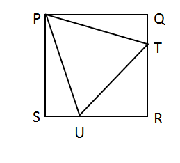 CAT : Geometry: Mensuration; Square and triangle